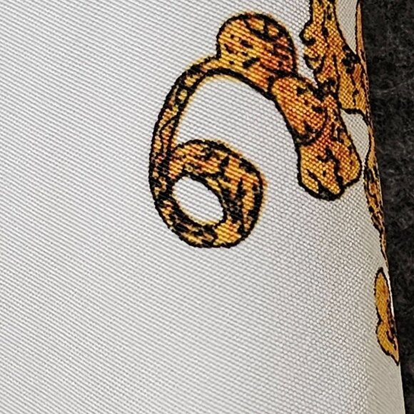 Hunters Run Shirt Womens‎ Size B6 White Gold Printed Long Sleeve Button Down - Picture 16 of 16